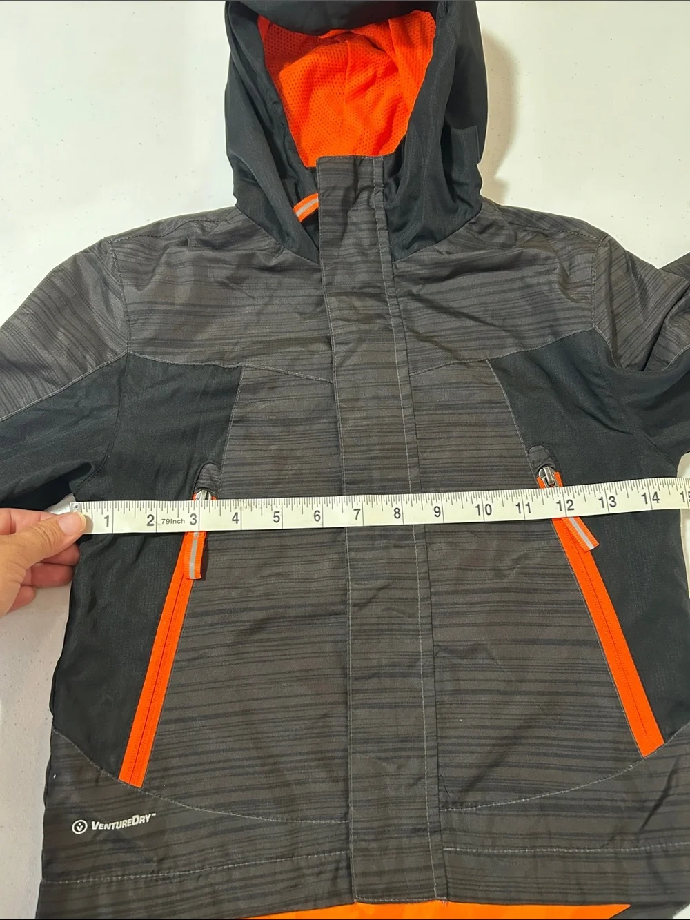 Champion Boy’s Gray Windbreaker Jacket Size XS (4/5)